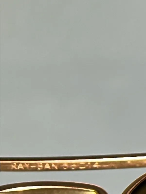 Ray-Ban RB3025 Aviator Large Metal Unisex Matte Gold Sunglasses Brown Gradient - Image 13