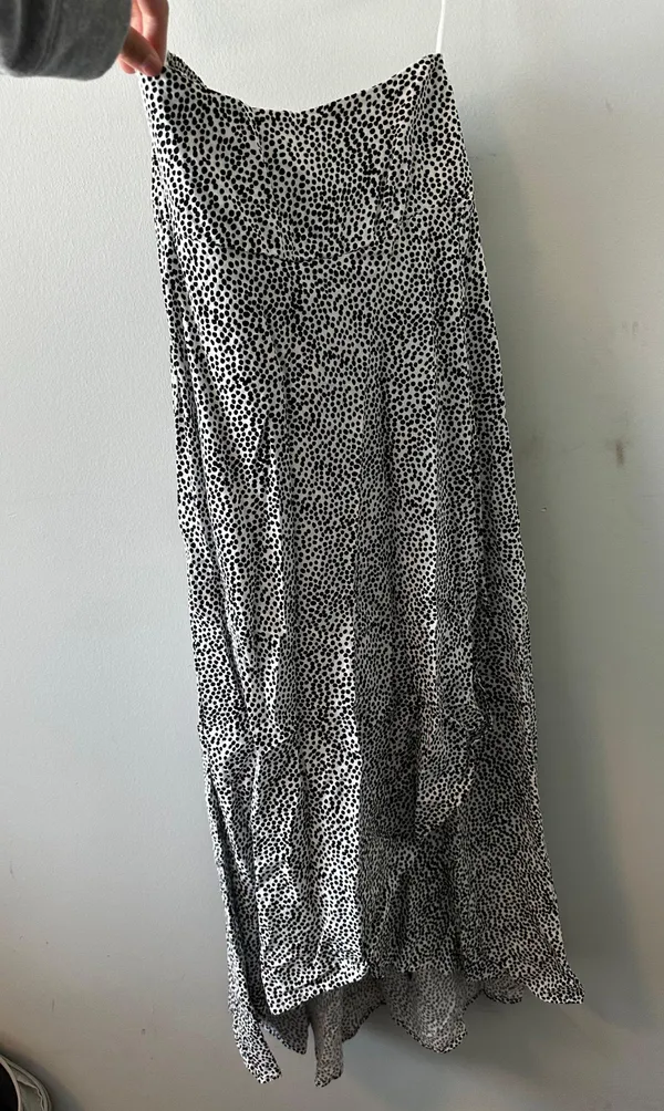 Black and White Maxi Skirt - Image 4
