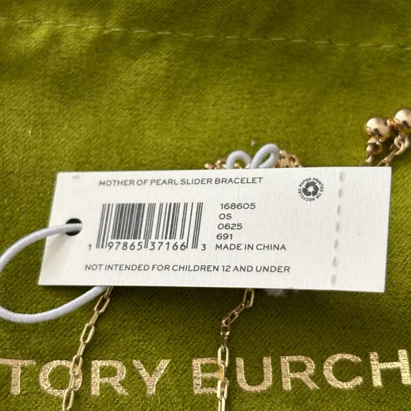NWT Tory Burch Gold Charm Bracelet - Image 5
