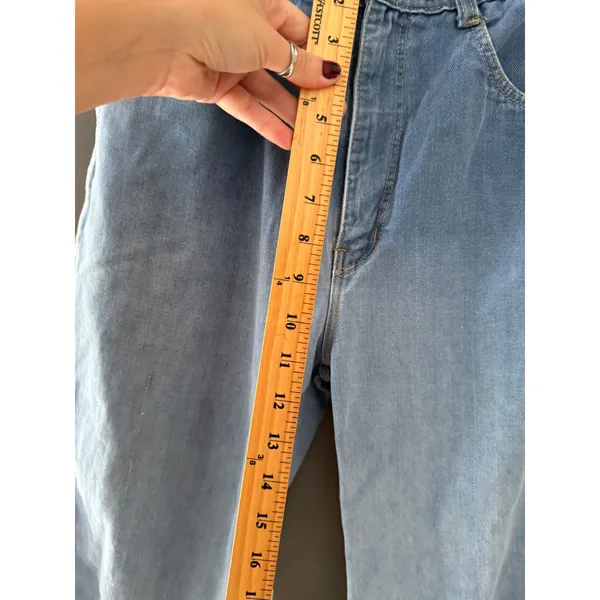 Diamond Double J Womens Vintage 80s Light Straight Leg Western Jeans 30 Short - Image 9