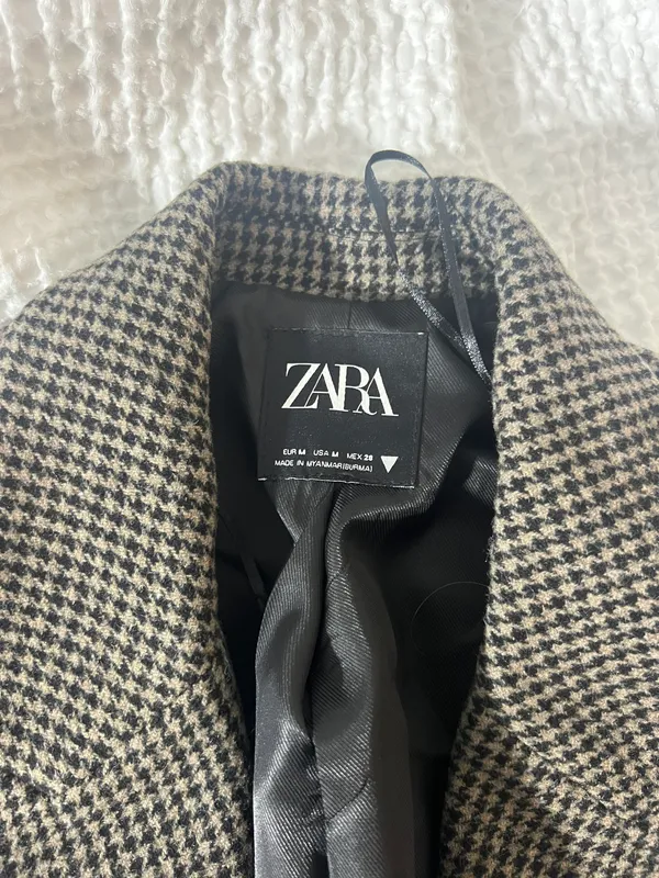 Oversized Menswear Wool Blazer - Image 2