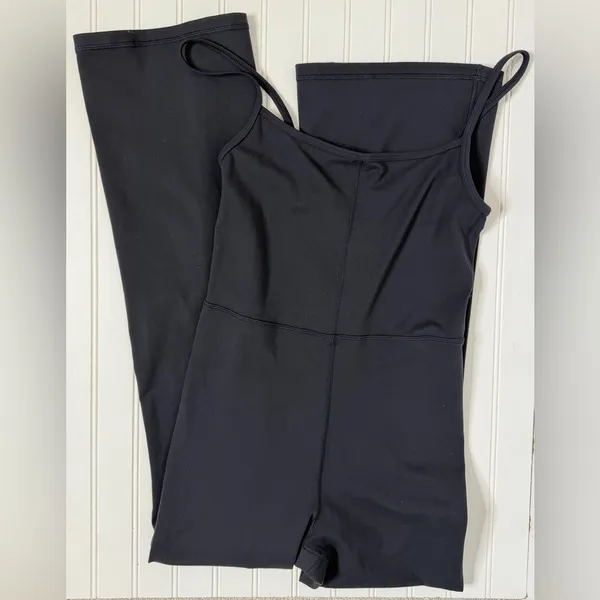 Wilfred Free Aritzia Divinity Jumpsuit Kick Flare Athletic Sz M 869 - Image 9