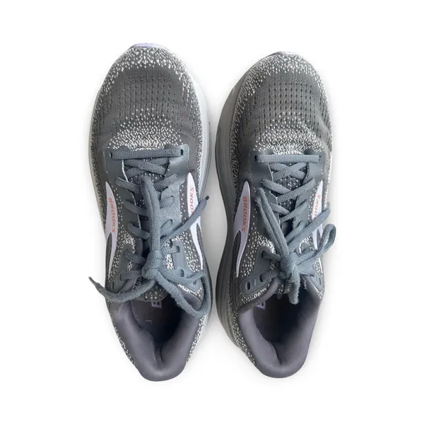 Brooks Ghost Max 2 Women’s Running Shoes Gray White Cushioned Sneakers Size 10 B - Image 12