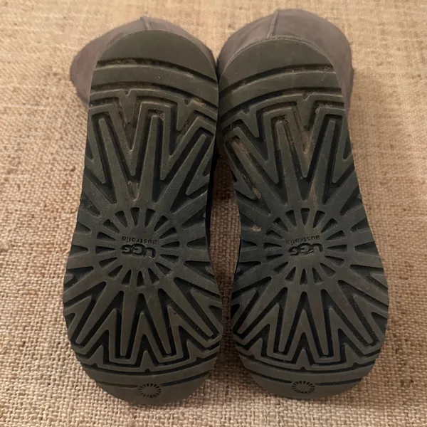 UGG Women's Classic Tall Gray Winter Boot Size US 8 - Image 8