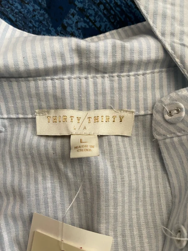 Thirty/Thirty Button Up Dress Gray Size L - Image 5
