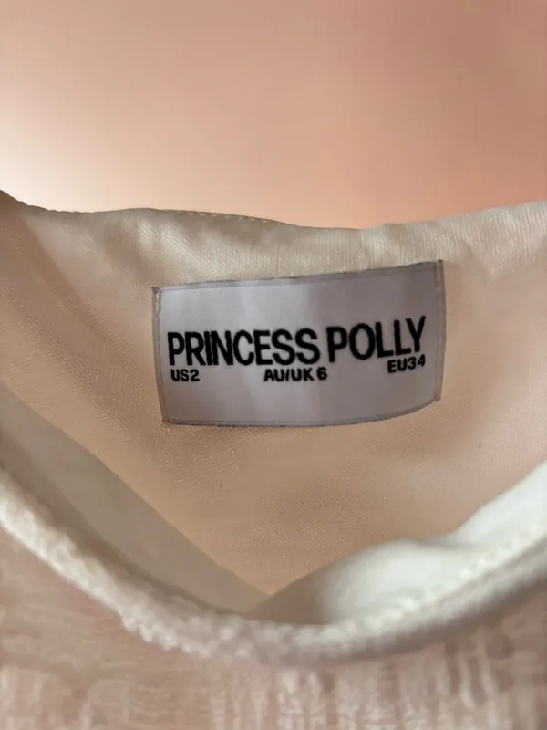 Princess Polly Dress Mini White - Image 2