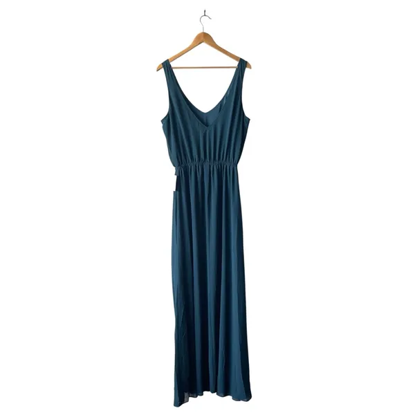 Show Me Your Mumu Extra Large Kendall Deep Jade Chiffon Dress NWT XL Wedding - Image 6