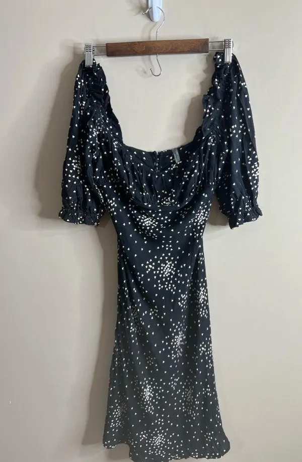 Anthropologie heart mini dress size xs - Image 4