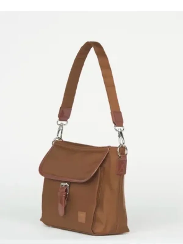 Ihkwip Women's Tan Shoulder Bag with Buckle Detail. Brand New Has Tags - Image 2