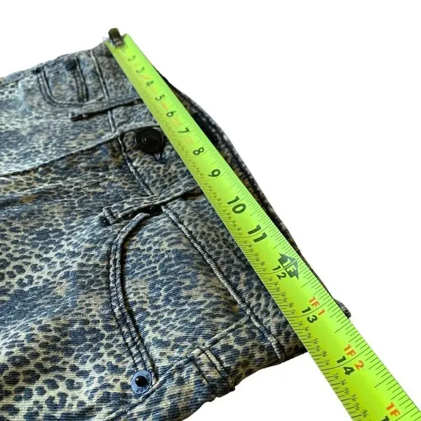 HUDSON Cheetah Print Nico Super Skinny Mid-rise Jeans - Image 8