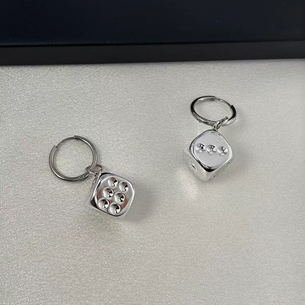 Dice Dangle Drop Earrings for Men Women Streetwear Hip Hop Punk Unisex Style - Image 3