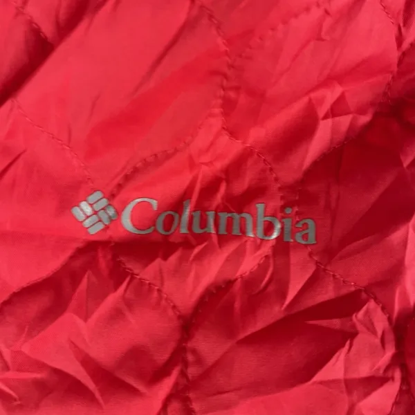 Columbia Jacket Girls XL 18/20 Pink Bella Plush Quilted Plush Fuzzy Hooded YOUTH - Image 5