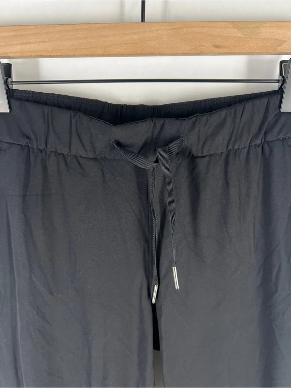 CRZ YOGA Black Drawstring Tapered Pants - Image 3