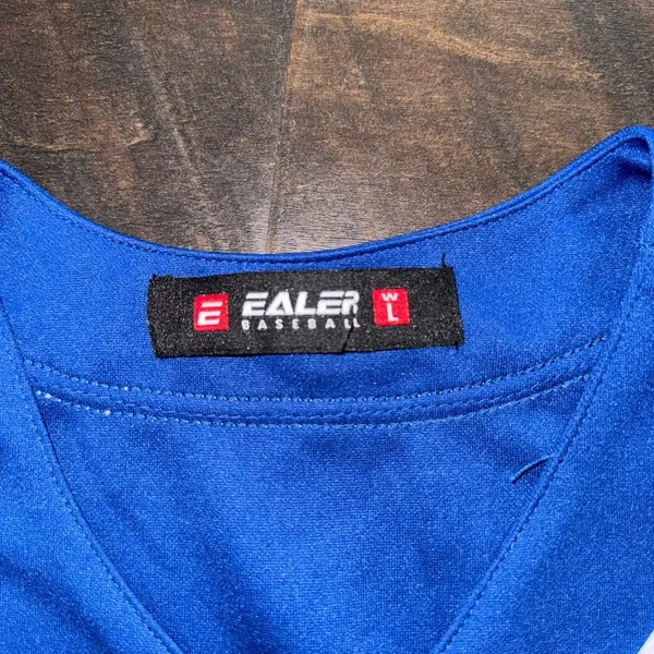 Champion Blue Baseball Jersey - Image 6