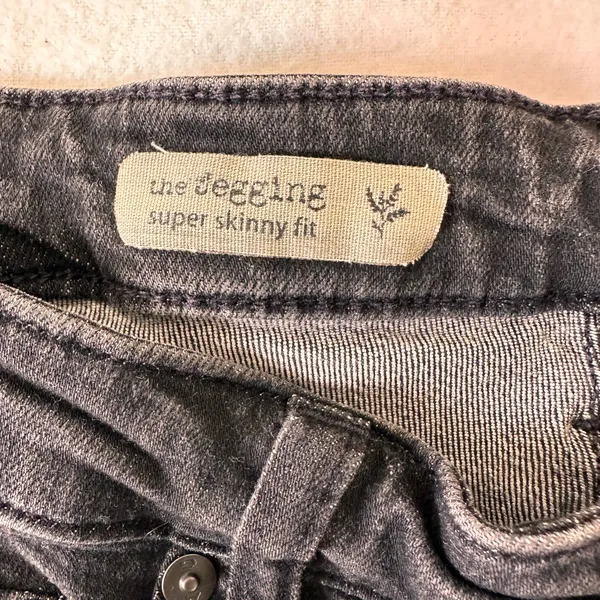 AG Adriano Goldschmied Women's Jeans Size 31 Black Denim Stretch skinny Pants - Image 8