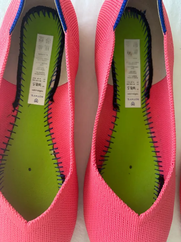 Rothy's Flats Round Toe Coral - Image 5