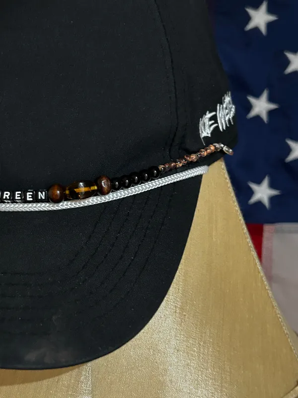 Beaded hat chain Riley Green handmade brand new Black - Image 4