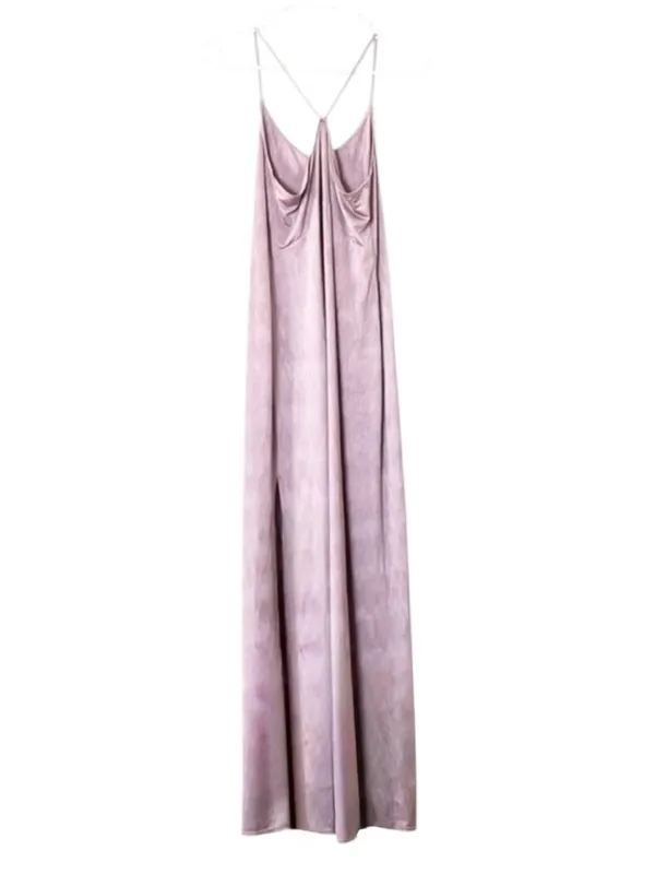 Free People Intimately She Moves Jersey Slip Dress Dusty Purple Size M - Image 8