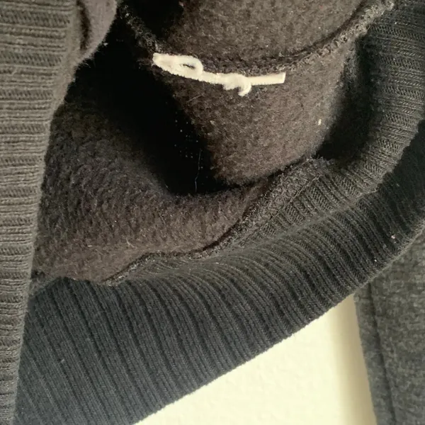 Abercrombie & Fitch Sherpa Collared Fleece‎ Lined Full Zip Jacket in Dark Gray - Image 5