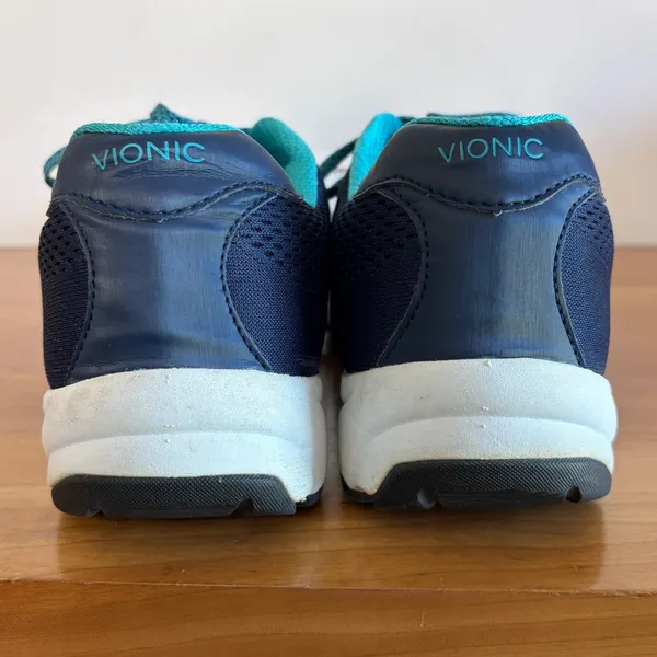 Vionic Emerald Navy Teal Mesh Walking‎ Shoes Sneakers 335EMERALD Womens 10 - Image 6
