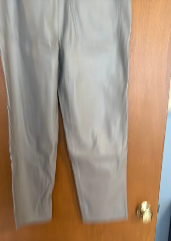 Madewell The Perfect Vintage Straight Pant Faux Leather 30 - Image 2