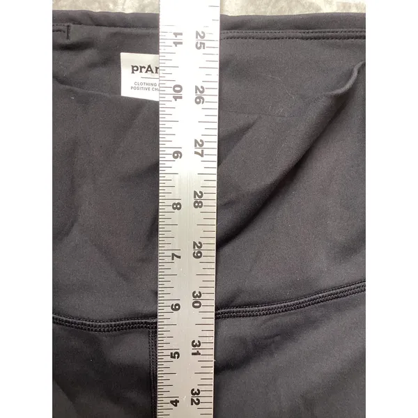 Prana Becksa 7/8 Jogger Dark Gray High Waisted Ribbed Yoga Pants Womens Large - Image 7