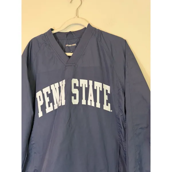 Penn State Women's V Neck Pull Over Insulated Jacket Sport-tek Navy S NEW - Image 2