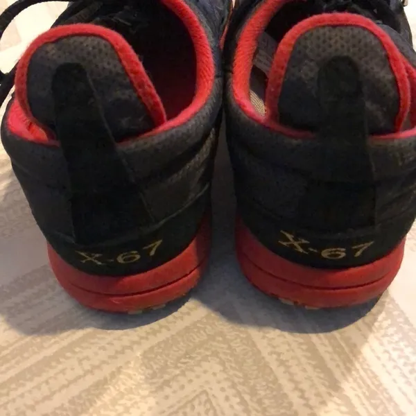 Ralph Lauren Polo Sport Black & Red Mesh Sneakers - Image 3