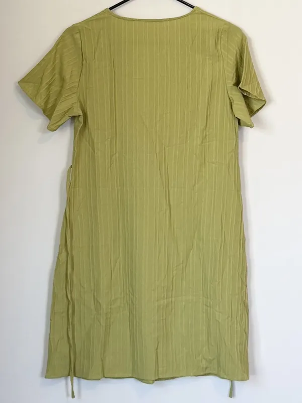 NWT Cupshe Green Flared Sleeve Mini Dress - Size: Small - Image 7