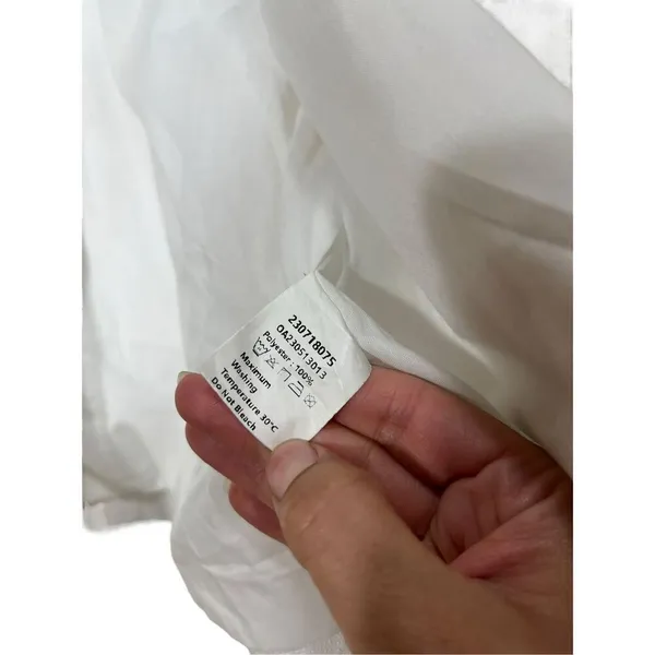 Commense White Sleeveless‎ Vest Blazer Size L - Image 5