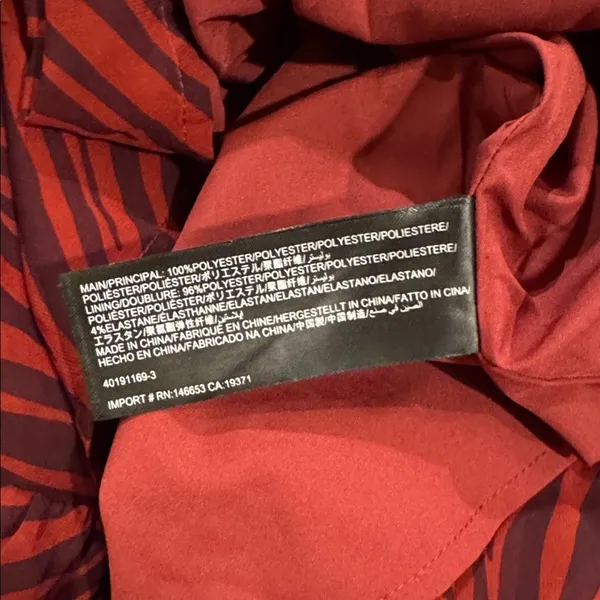 Dark Merlot Zebra Mini Dress Region | The Fifth Label - Image 6