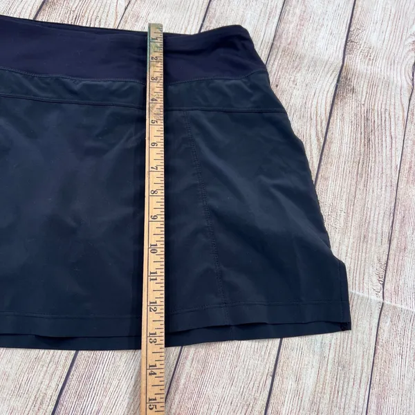 Lole Womens Black Active Skort Size S Wicking Antistatic Zipper Pocket Athletic - Image 7