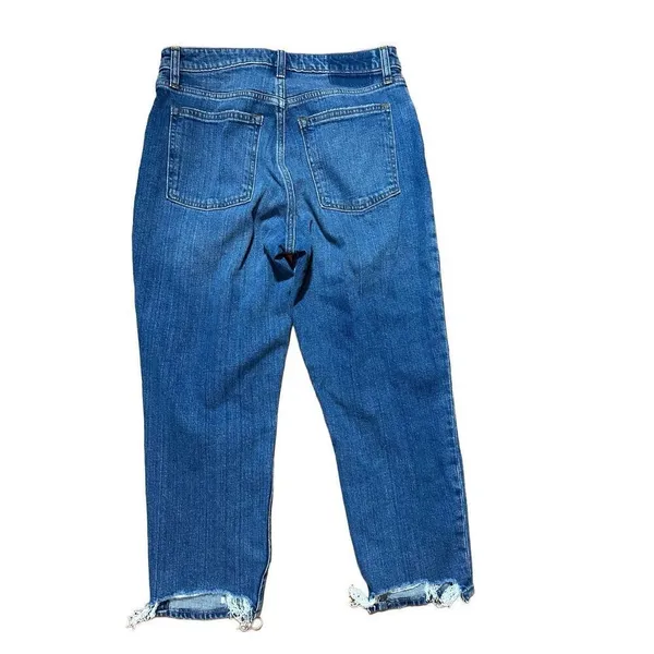 NEW Abercrombie & Fitch The Mom High Rise Distressed‎ Ankle Jeans Sz 28 - Image 6