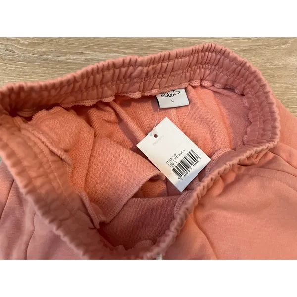 Eubi NWT Pink Signature Lounge Jogger Pants Donut Graphic M - Image 9