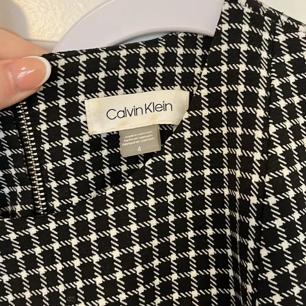Calvin Klein houndstooth dress - Image 2