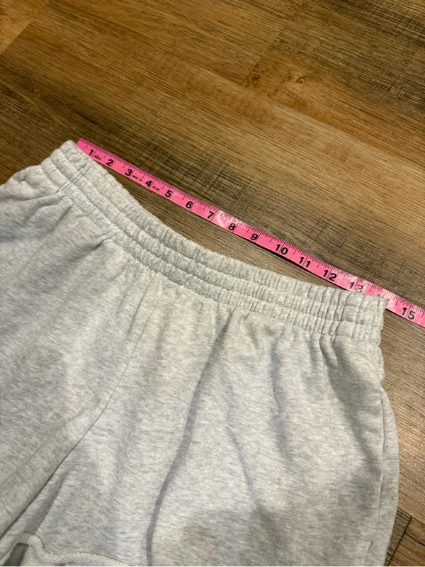Champion Light Gray Women's Athletic Lounge Shorts - Image 5