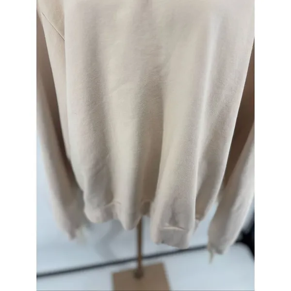 Levi's Pullover Sweatshirt Womens L Cream Fringe Classic Western Yoke Cowgirl - Image 12