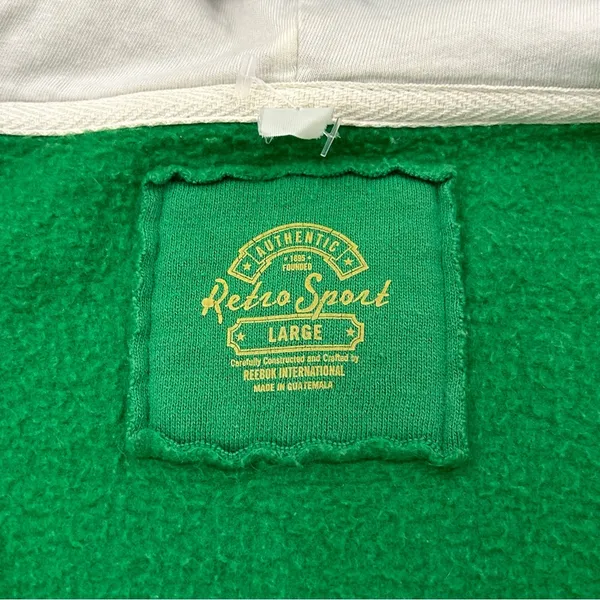 Retro Sport Green Bay Packers Football Green Full Zip Hoodie Sweatshirt Womens L - Image 5