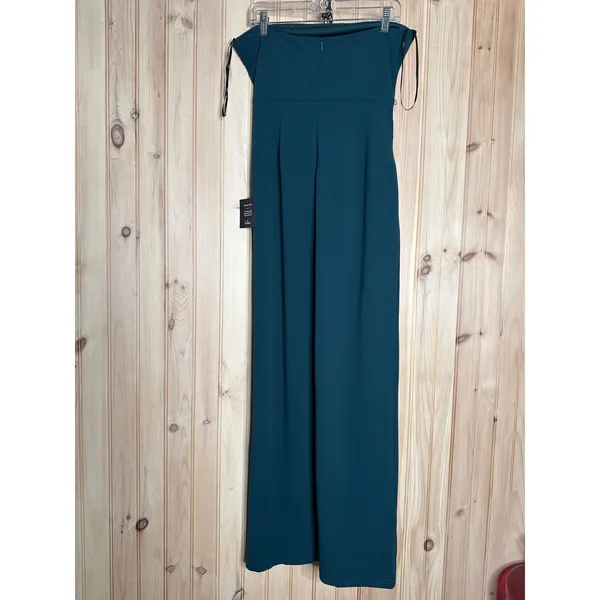 Lulus Foxy Emerald Green Strapless Maxi Dress Bridesmaid Party Holiday Large - Image 5