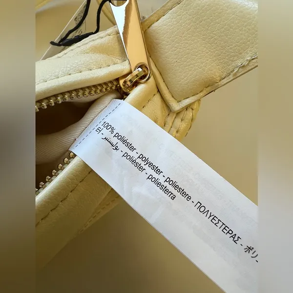 Zara Cream Crossbody Purse‎ Bag Gold Bohemian - Image 8