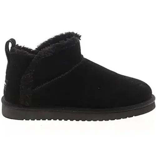 Koolaburra by UGG Victoria Mini Black Suede‎ Faux Fur Boots Womens 11 - Image 6