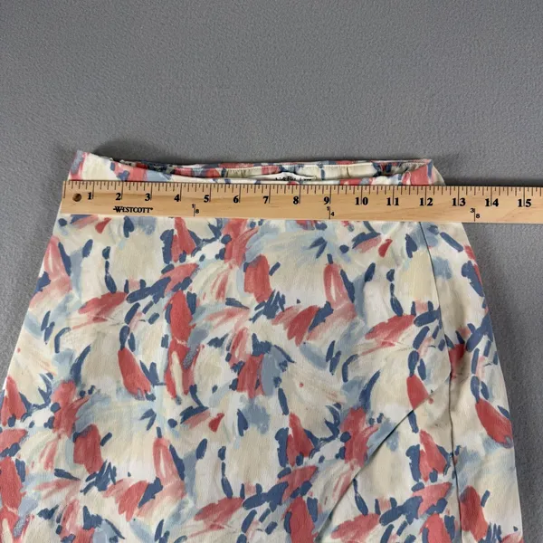 Abercrombie & Fitch Abstract Floral Midi Skirt XS - Image 4