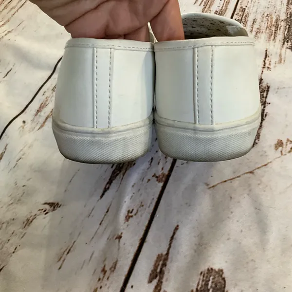 BRASH GOLD STAR‎ WHITE SLIP ONS - Image 5