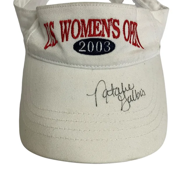 Natalie Gulbis Autographed Golf Visor 2003 U.S. Womens Open Pumpkin Ridge - Image 2