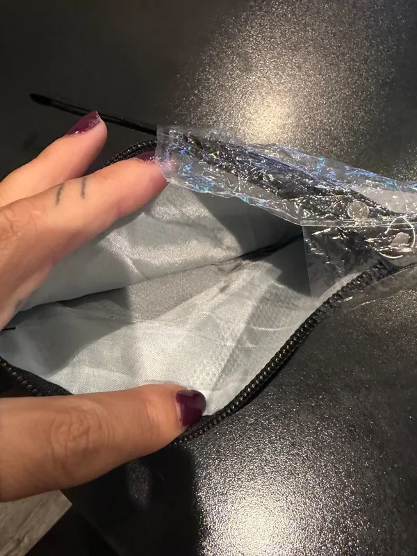 NWOT Black Clutch Wristlet - Image 3