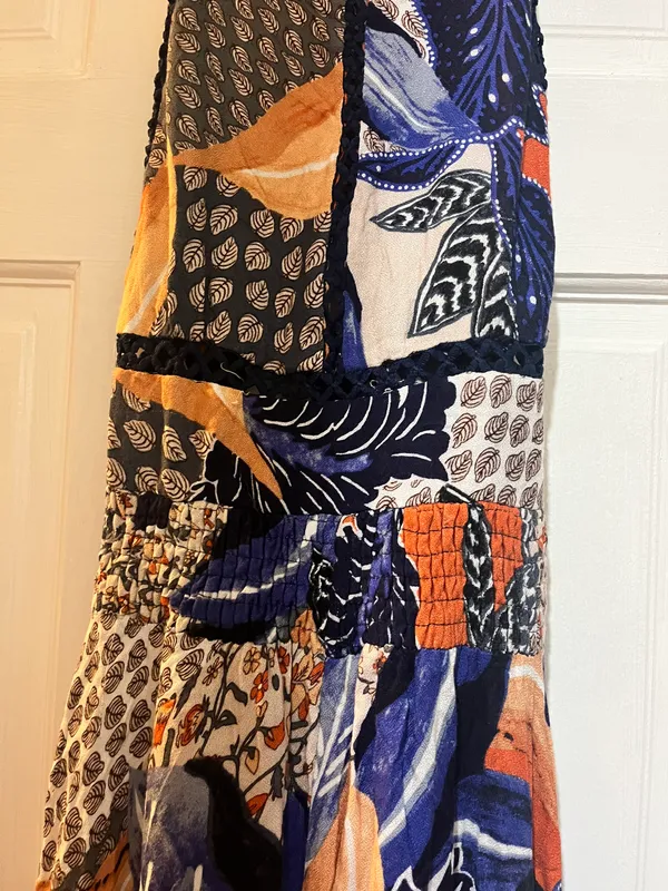 Boutique Auburn Gameday Jaase Orange and Blue Dress - Image 10