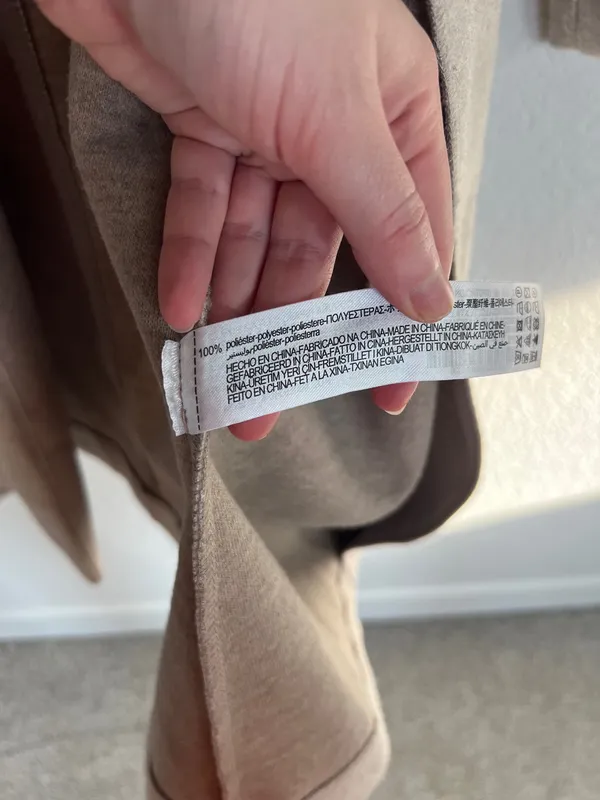Zara Tan/Beige Coat Size Small   - Image 6