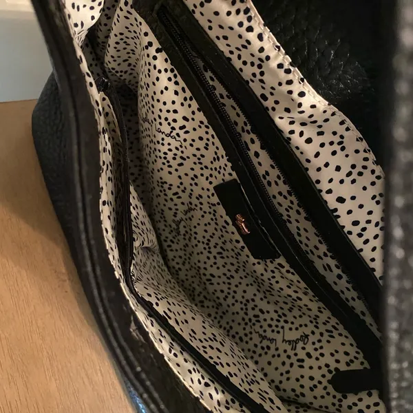 black leather bag - Image 4