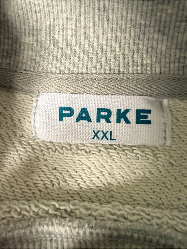 PARKE Limited Edition 3rd Birthday Sweatshirt XXL Gray‎ Oversized Mock Neck - Image 3