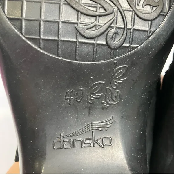 Dansko Ainsley mary Jane clogs black leather size 40‎ - Image 10